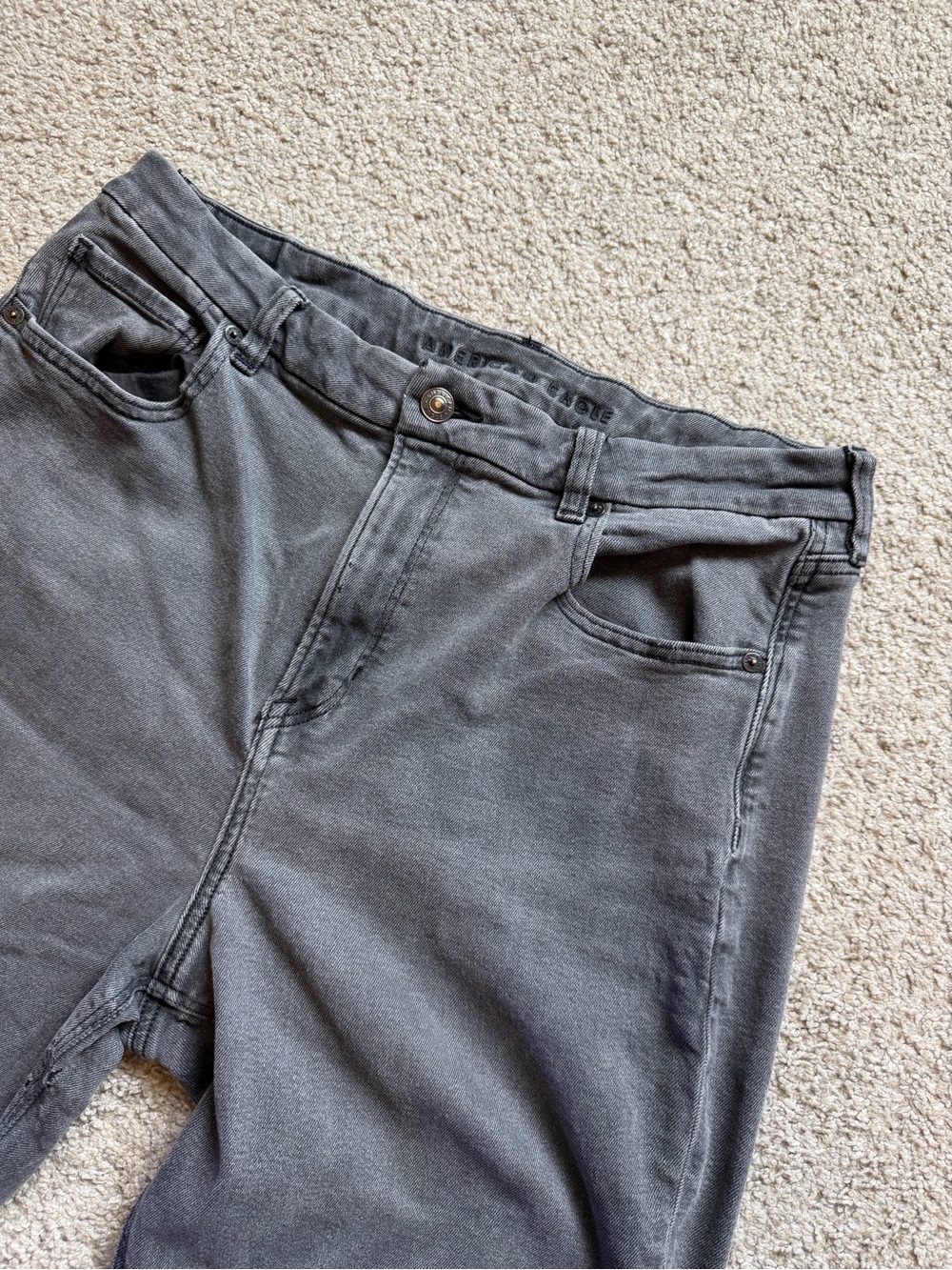 American Eagle Outfitters Gray Stretch Jeans